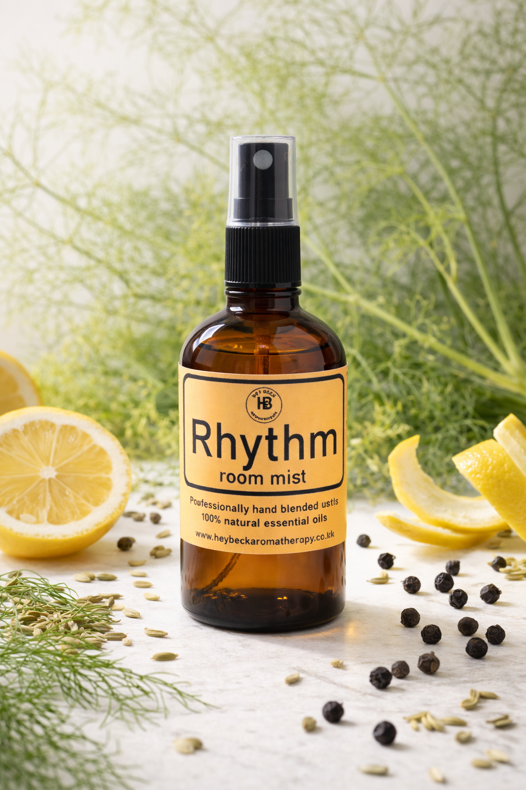 Sweet Fennel, Lemon & Black Pepper Rhythm Room Mist