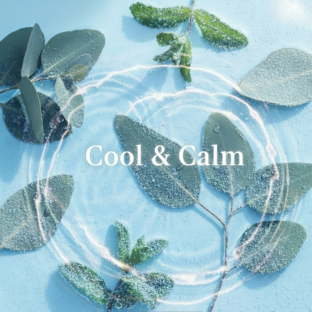 Frosty Eucalyptus and Mint on Water